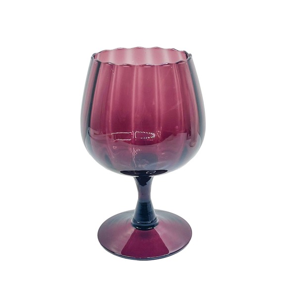 Empoli optic amethyst snifter - Picture 1 of 4
